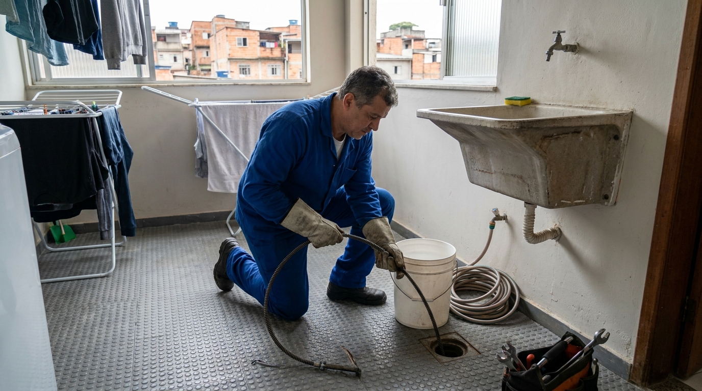 Desentupimento de Ralos Externos em Mogi das Cruzes‑SP