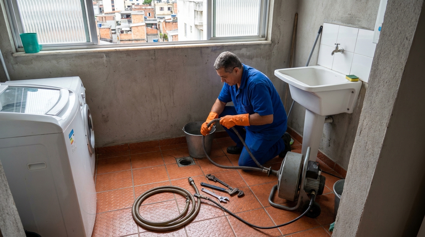 Limpeza Profunda de Ralos em Mogi das Cruzes‑SP